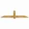 Ekena Millwork Eugene Rough Sawn Timber Gable Bracket, Western Red Cedar, 84"W x 21"H x 2"D x 6"F, 6/12 Pitch GBW084X21X0206EUG00RWR - alternate 1